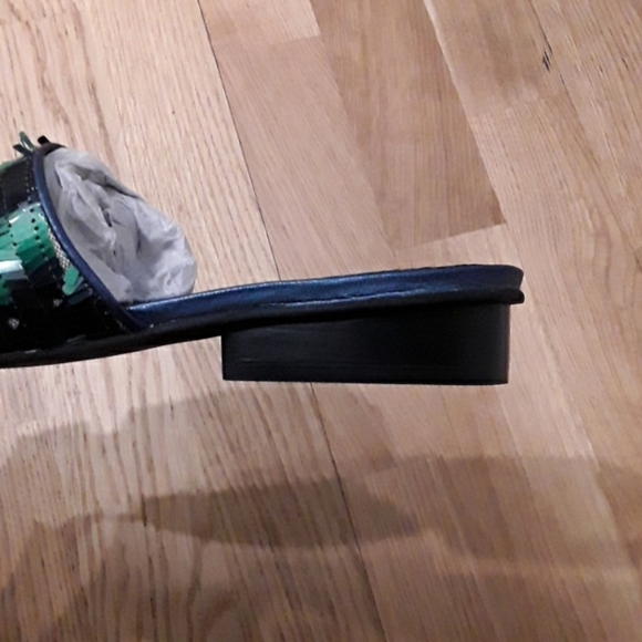 BN in box green sequined  sandals - Picture 4 of 4